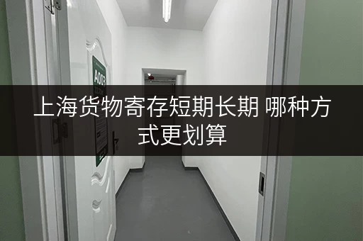 上海货物寄存短期长期 哪种方式更划算