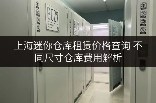 上海迷你仓库租赁价格查询 不同尺寸仓库费用解析