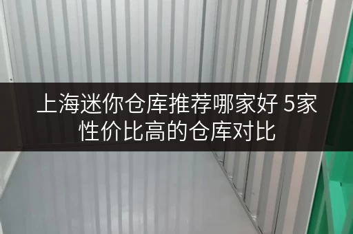 上海迷你仓库推荐哪家好 5家性价比高的仓库对比 上海迷你仓库推荐哪家好 5家性价比高的仓库对比
