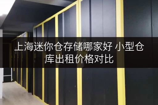 上海迷你仓存储哪家好 小型仓库出租价格对比