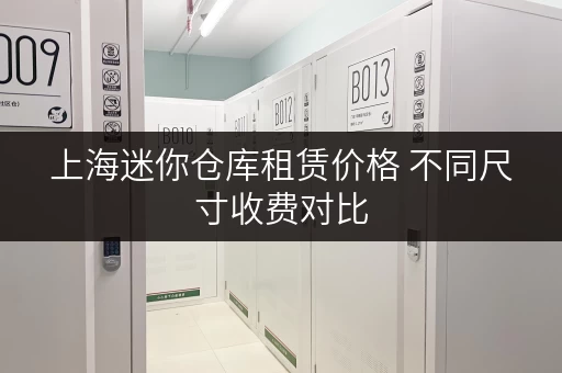 上海迷你仓库租赁价格 不同尺寸收费对比