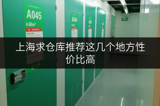 上海求仓库推荐这几个地方性价比高