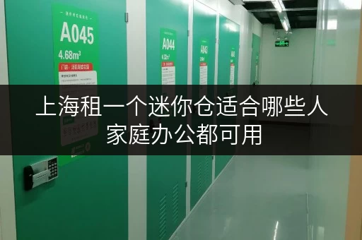 上海租一个迷你仓适合哪些人 家庭办公都可用