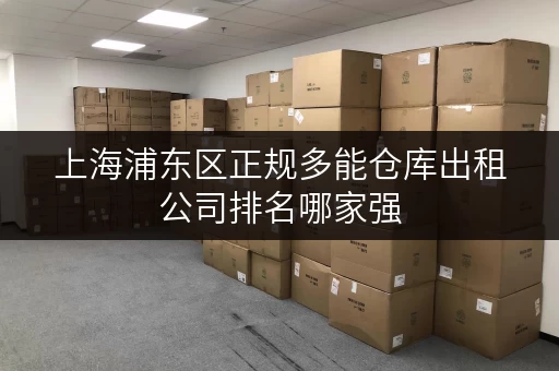 上海浦东区正规多能仓库出租公司排名哪家强