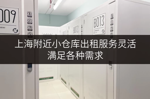 上海附近小仓库出租服务灵活满足各种需求