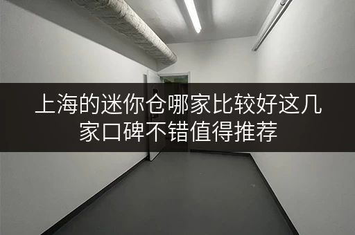 上海的迷你仓哪家比较好这几家口碑不错值得推荐 上海的迷你仓哪家比较好这几家口碑不错值得推荐
