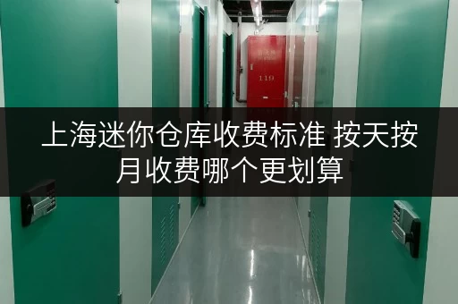 上海迷你仓库收费标准 按天按月收费哪个更划算 上海迷你仓库收费标准 按天按月收费哪个更划算