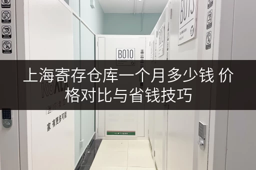 上海寄存仓库一个月多少钱 价格对比与省钱技巧