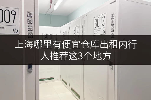上海哪里有便宜仓库出租内行人推荐这3个地方 上海哪里有便宜仓库出租内行人推荐这3个地方