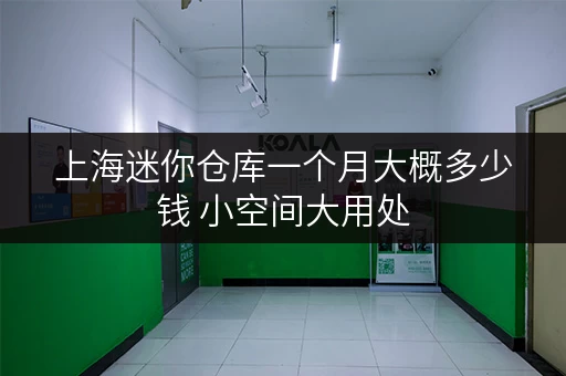 上海迷你仓库一个月大概多少钱 小空间大用处