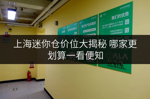 上海迷你仓价位大揭秘 哪家更划算一看便知