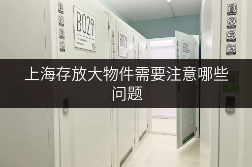 上海存放大物件需要注意哪些问题