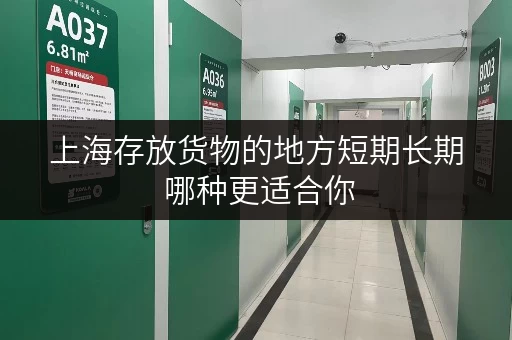 上海存放货物的地方短期长期 哪种更适合你