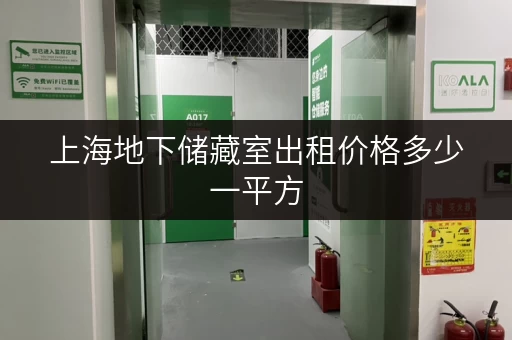 上海地下储藏室出租价格多少一平方