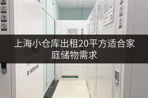 上海小仓库出租20平方适合家庭储物需求