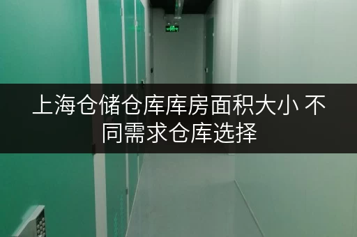 上海仓储仓库库房面积大小 不同需求仓库选择