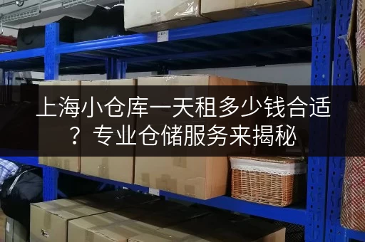 上海小仓库一天租多少钱合适？专业仓储服务来揭秘