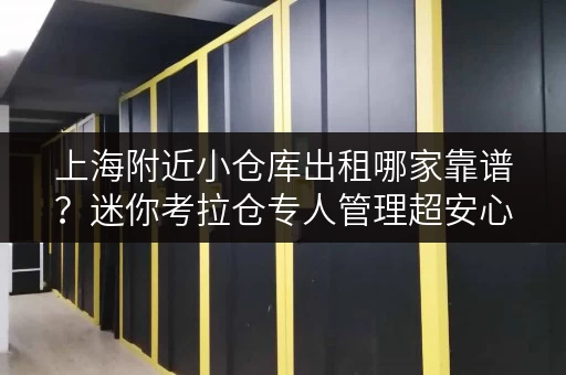上海附近小仓库出租哪家靠谱？迷你考拉仓专人管理超安心