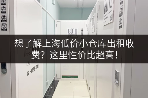想了解上海低价小仓库出租收费?这里性价比超高! 想了解上海低价小仓库出租收费?这里性价比超高!