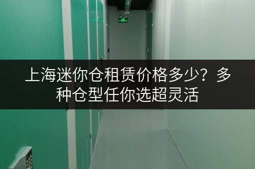 上海迷你仓租赁价格多少?多种仓型任你选超灵活 上海迷你仓租赁价格多少?多种仓型任你选超灵活