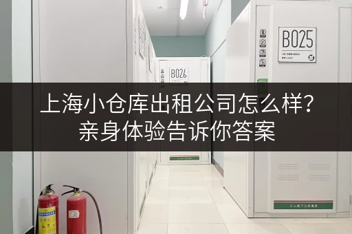 上海小仓库出租公司怎么样？亲身体验告诉你答案