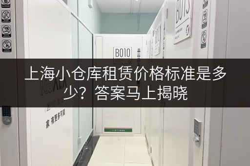 上海小仓库租赁价格标准是多少？答案马上揭晓