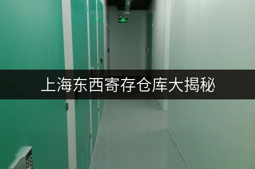 上海东西寄存仓库大揭秘,满足个人企业多样需求 上海东西寄存仓库大揭秘,满足个人企业多样需求