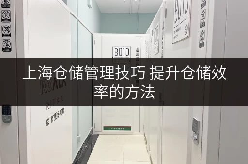 上海仓储管理技巧 提升仓储效率的方法 上海仓储管理技巧 提升仓储效率的方法