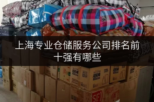 上海专业仓储服务公司排名前十强有哪些 上海专业仓储服务公司排名前十强有哪些