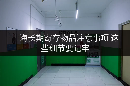 上海长期寄存物品注意事项 这些细节要记牢 上海长期寄存物品注意事项 这些细节要记牢