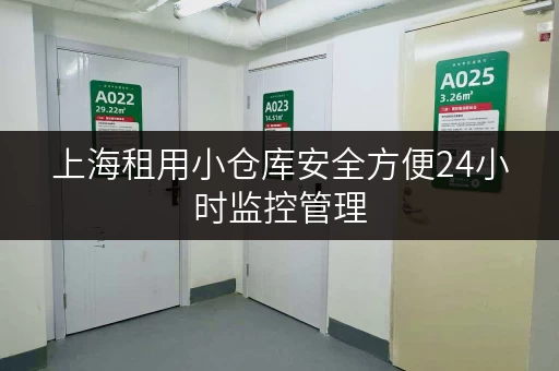 上海租用小仓库安全方便24小时监控管理