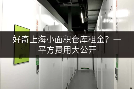好奇上海小面积仓库租金？一平方费用大公开