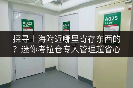 探寻上海附近哪里寄存东西的？迷你考拉仓专人管理超省心