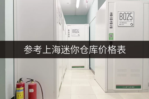 参考上海迷你仓库价格表，迷你考拉仓安全存储有保障