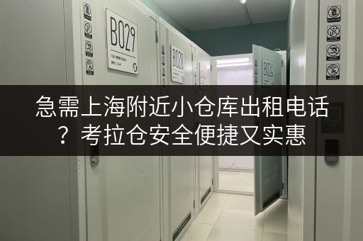 急需上海附近小仓库出租电话？考拉仓安全便捷又实惠
