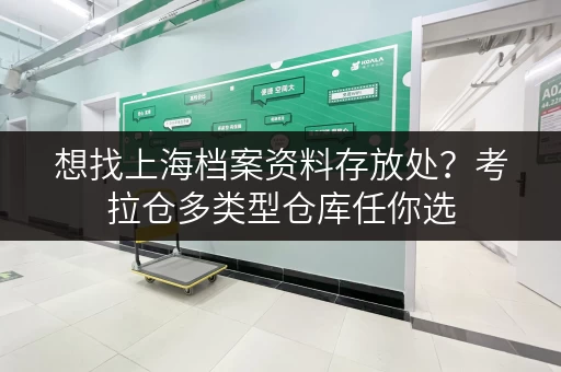 想找上海档案资料存放处？考拉仓多类型仓库任你选