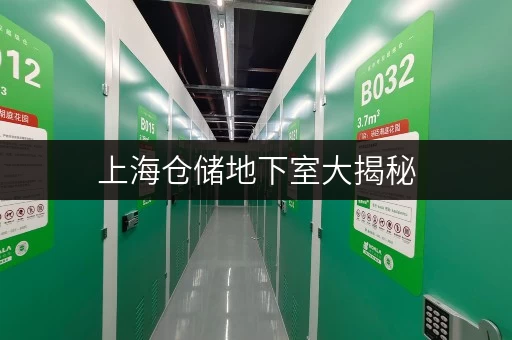 上海仓储地下室大揭秘，24 小时监控，存储安全有保障
