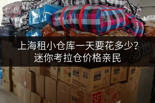 上海租小仓库一天要花多少？迷你考拉仓价格亲民