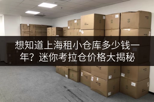 想知道上海租小仓库多少钱一年？迷你考拉仓价格大揭秘
