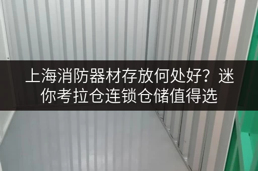 上海消防器材存放何处好?迷你考拉仓连锁仓储值得选 上海消防器材存放何处好?迷你考拉仓连锁仓储值得选