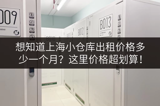想知道上海小仓库出租价格多少一个月？这里价格超划算！