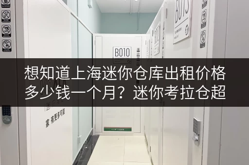想知道上海迷你仓库出租价格多少钱一个月？迷你考拉仓超划算