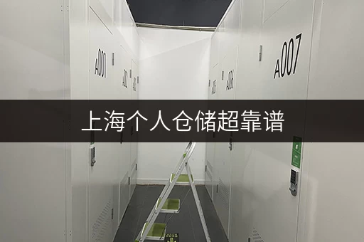 上海个人仓储超靠谱，解决你物品存储大难题