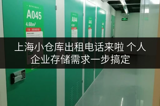 上海小仓库出租电话来啦 个人企业存储需求一步搞定