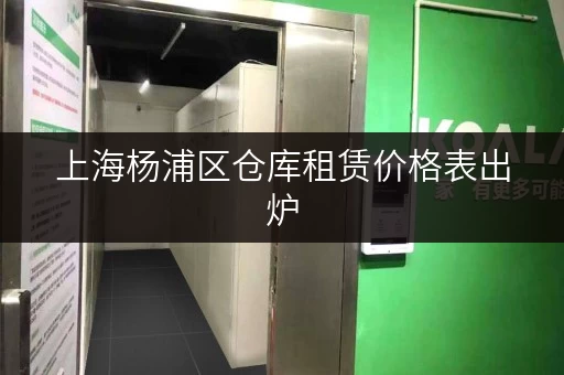 上海杨浦区仓库租赁价格表出炉，迷你考拉仓性价比超高！