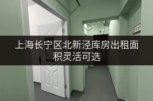 上海长宁区北新泾库房出租面积灵活可选