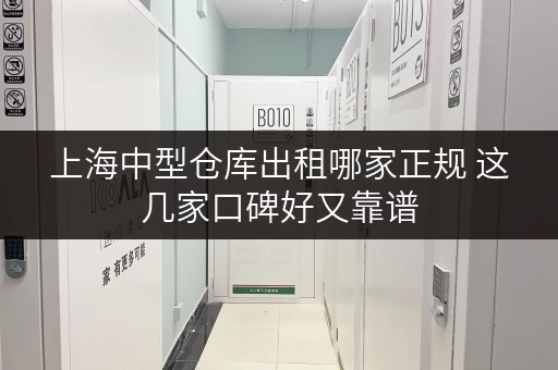 上海中型仓库出租哪家正规 这几家口碑好又靠谱