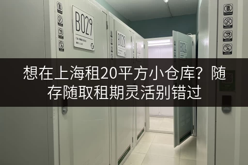 想在上海租20平方小仓库?随存随取租期灵活别错过 想在上海租20平方小仓库?随存随取租期灵活别错过
