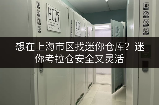 想在上海市区找迷你仓库？迷你考拉仓安全又灵活