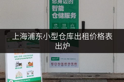 上海浦东小型仓库出租价格表出炉，多种仓型任你选